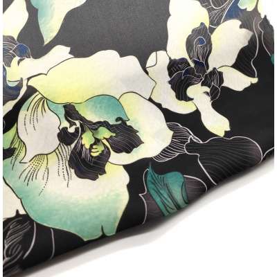 2020 New printing  pattern fabric Velvet satin fabric 100%Polyester