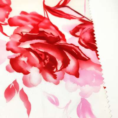 2020 New printing of  an antique Chinese peony  fabric 380T polyester taffeta fabric 100%Polyester